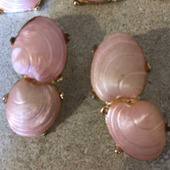 Funky real shell bracelet and earrings - Picture 2 of 4